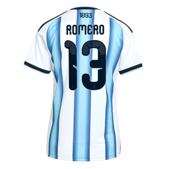Billige Fotballdrakt Argentina Cristian Romero #13 Replika Hjemmedrakt Dame VM 2026 Kortermet